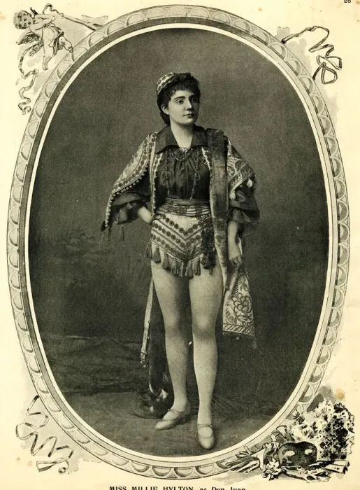 Framed Print : Millie Hylton as Don Juan Framed Print : Millie Hylton as Don Juan