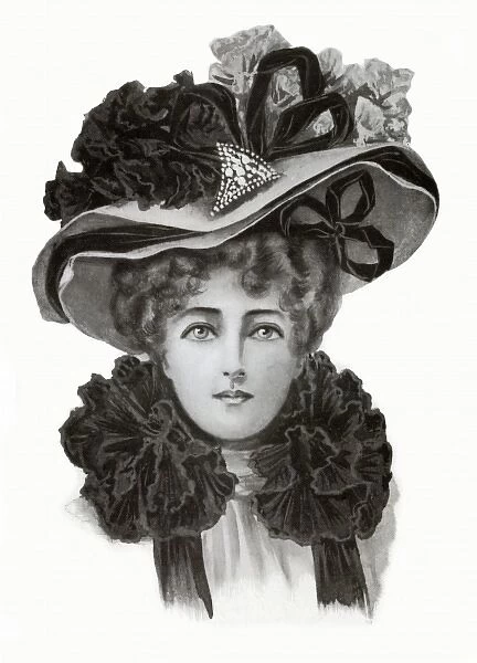 Millinery fashion figure 1902