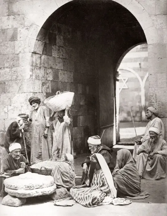 Framed Print : Milling grain, Cairo, Egypt, c. 1880 s Framed Print : Milling grain, Cairo, Egypt, c. 1880 s