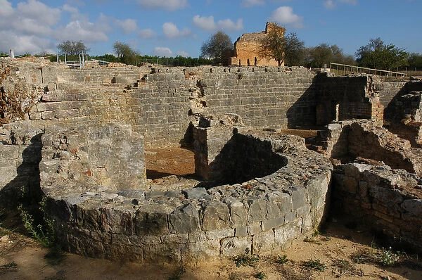 Milreu ruins. Roman Villa (1st - 4th century A.C.). Estoi. A