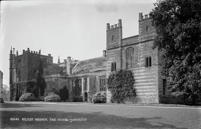 Framed Print : Milton Abbey - The House