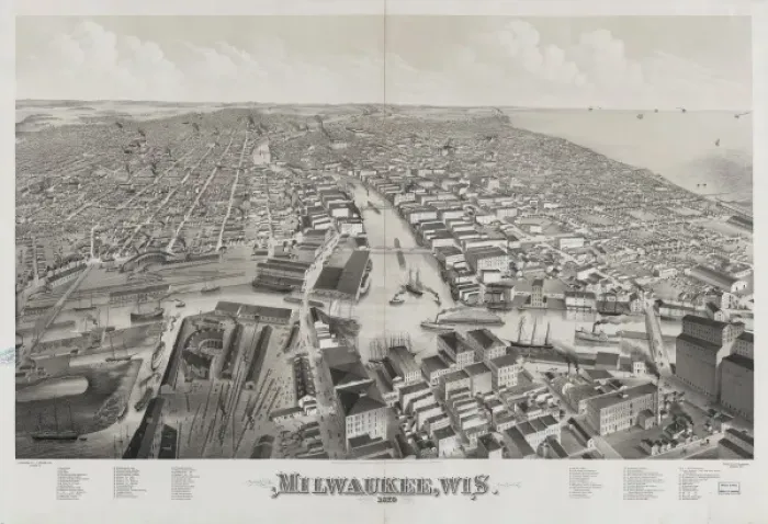 Framed Print : Milwaukee, Wis. 1879 Framed Print : Milwaukee, Wis. 1879