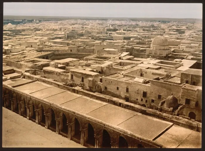Framed Print : From minaret of the Great Mosque, Kairwan, Tunisia Framed Print : From minaret of the Great Mosque, Kairwan, Tunisia