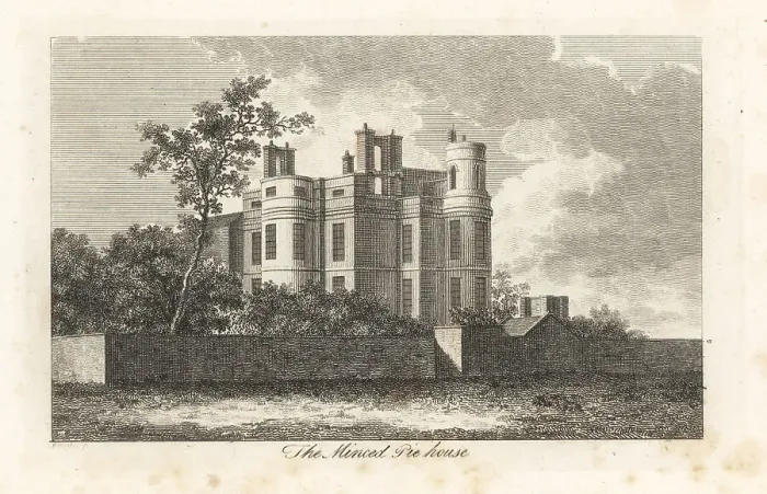 Framed Print : The Minced Pie house at Greenwich, 1807