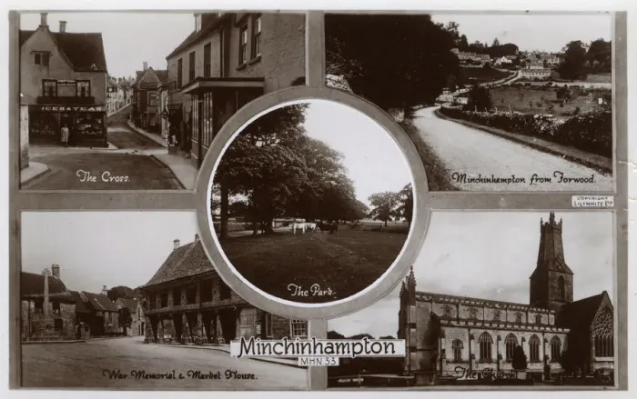 Framed Print : Minchinhampton, Gloucestershire, England - Various Sights Framed Print : Minchinhampton, Gloucestershire, England - Various Sights