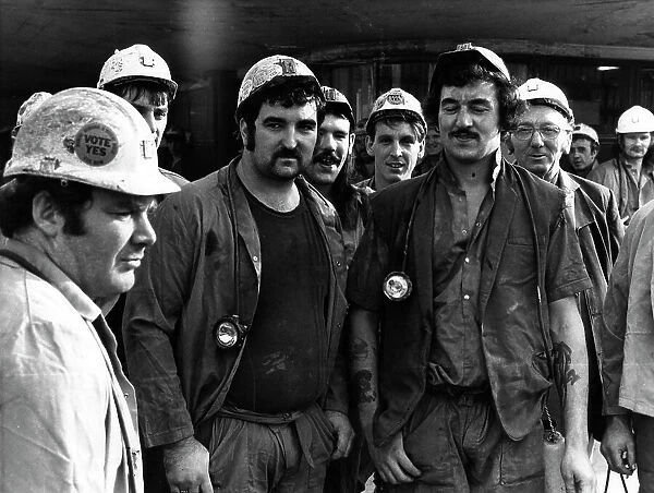 Miners ballot October 1982