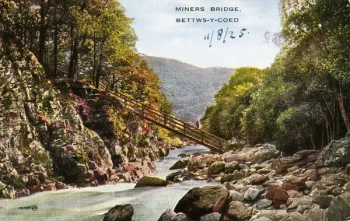Framed Print : Miners Bridge, Bettws - Betws-y-Coed, Conwy Framed Print : Miners Bridge, Bettws - Betws-y-Coed, Conwy