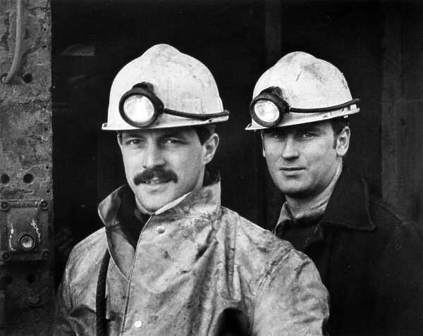 Miners at Geevor Tin Mine, Pendeen, Cornwall