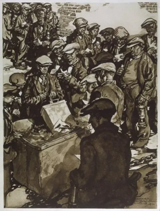 Framed Print : Miners Vote to Strike Framed Print : Miners Vote to Strike