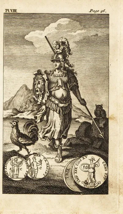 Framed Print : Minerva or Pallas, Roman goddess of wisdom and strategic warfare Framed Print : Minerva or Pallas, Roman goddess of wisdom and strategic warfare