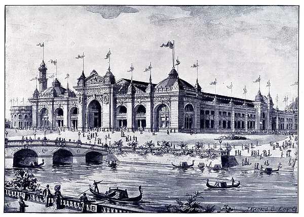 Mines and Mining Building, Worlds Fair Exhibition, Chicago