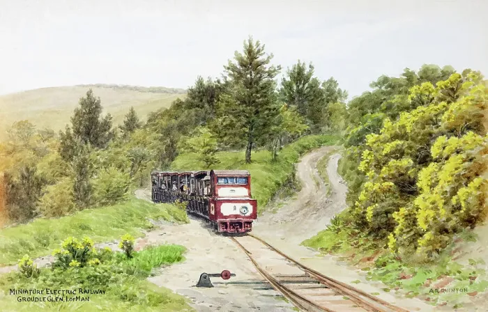 Framed Print : Miniature Electric Railway, Groudle Glen, Isle of Man Framed Print : Miniature Electric Railway, Groudle Glen, Isle of Man