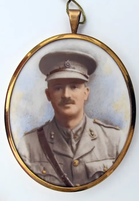 Framed Print : Miniature portrait of an Officer of the Royal Artillery Framed Print : Miniature portrait of an Officer of the Royal Artillery