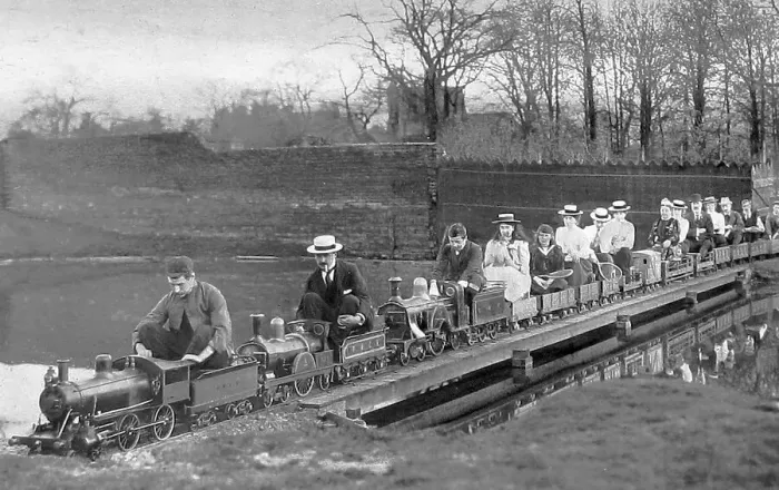 Framed Print : Miniature Railway early 1900s Framed Print : Miniature Railway early 1900s