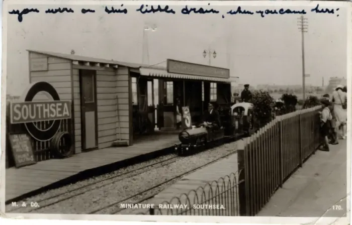 Framed Print : Miniature Railway, Southsea, Portsmouth, England Framed Print : Miniature Railway, Southsea, Portsmouth, England