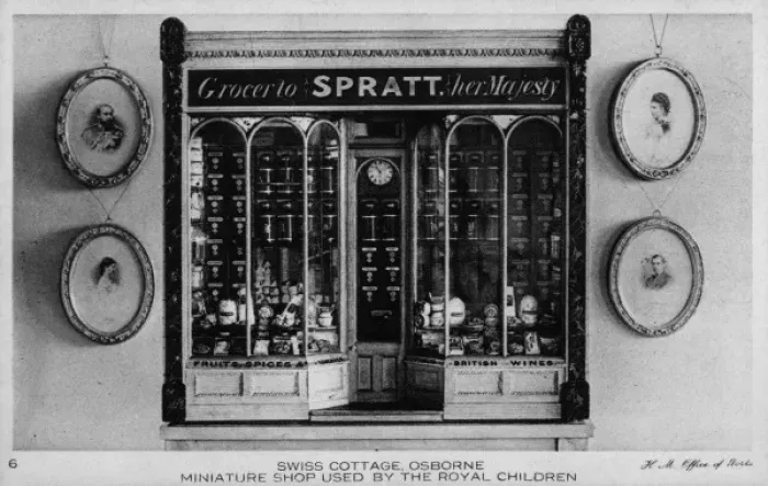 Framed Print : A miniature shop used by the Royal Children Framed Print : A miniature shop used by the Royal Children