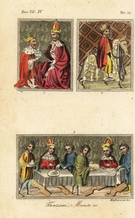 Framed Print : Miniatures from the Golden Bull, 1365 Framed Print : Miniatures from the Golden Bull, 1365