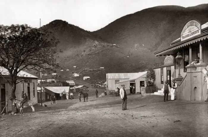 Framed Print : Mining - Crown St Barberton, Transvaal, South Africa, circa Framed Print : Mining - Crown St Barberton, Transvaal, South Africa, circa