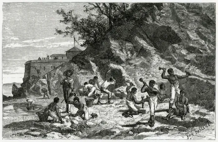 Framed Print : MINING EMERALDS 1820 Framed Print : MINING EMERALDS 1820