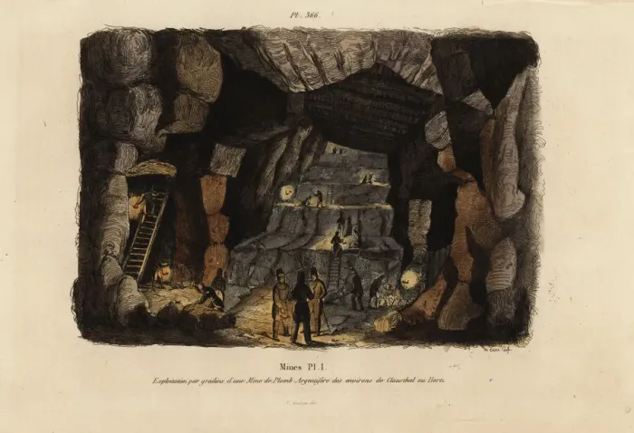 Framed Print : Mining for lead and silver in the Hartz mountains