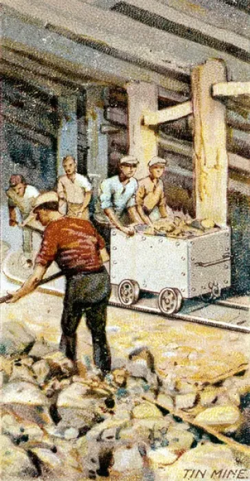 Framed Print : Mining for Tin / Cornwall Framed Print : Mining for Tin / Cornwall