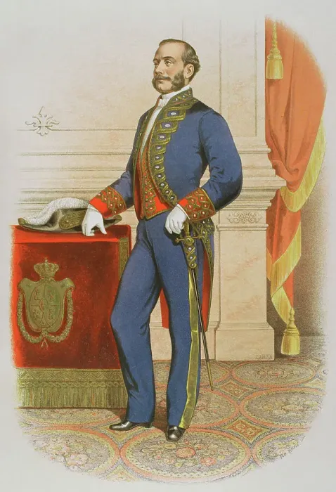 Framed Print : Minister of the Spanish Crown wearing a uniform Framed Print : Minister of the Spanish Crown wearing a uniform