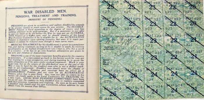 Framed Print : A Ministry of Food National Ration Book - WWI Framed Print : A Ministry of Food National Ration Book - WWI