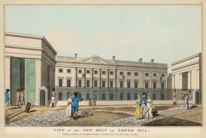 Framed Print : The Mint in 1812 Framed Print : The Mint in 1812