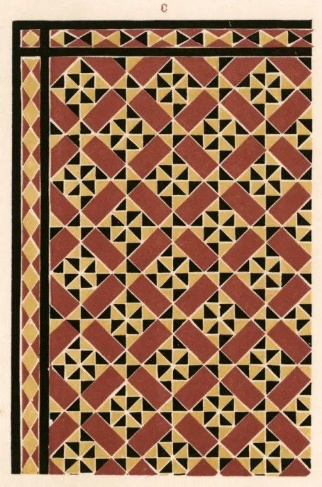 Framed Print : Minton Tiles - 1 Framed Print : Minton Tiles - 1