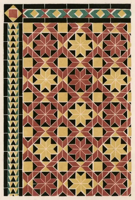 Framed Print : Minton Tiles - 2 Framed Print : Minton Tiles - 2