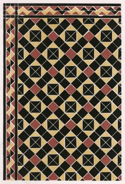 Framed Print : Minton Tiles - 6 Framed Print : Minton Tiles - 6