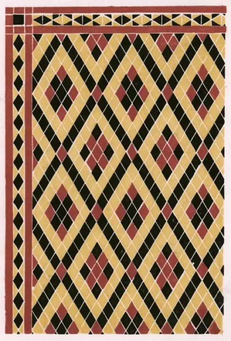 Framed Print : Minton Tiles - 7 Framed Print : Minton Tiles - 7