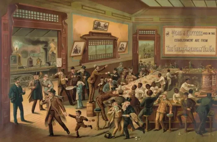 Framed Print : Ten minutes for refreshments