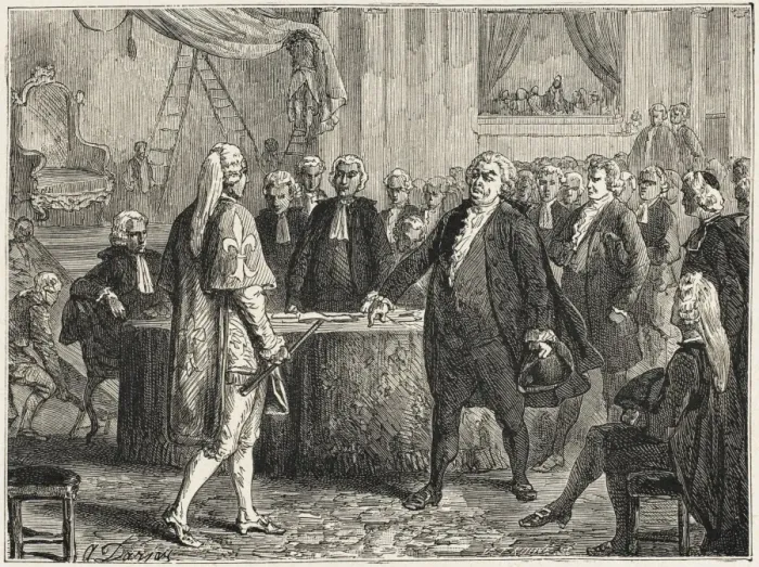 Framed Print : Mirabeau Speaks