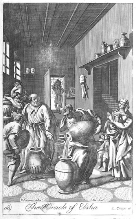 Framed Print : Miracle of Elisha Framed Print : Miracle of Elisha