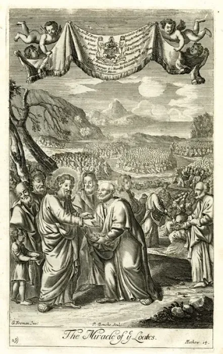 Framed Print : Miracle of the loaves and fishes Framed Print : Miracle of the loaves and fishes