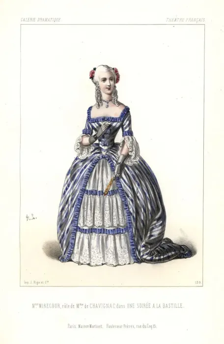 Framed Print : Mirecour as Madame de Chavignac in Une Soiree Framed Print : Mirecour as Madame de Chavignac in Une Soiree