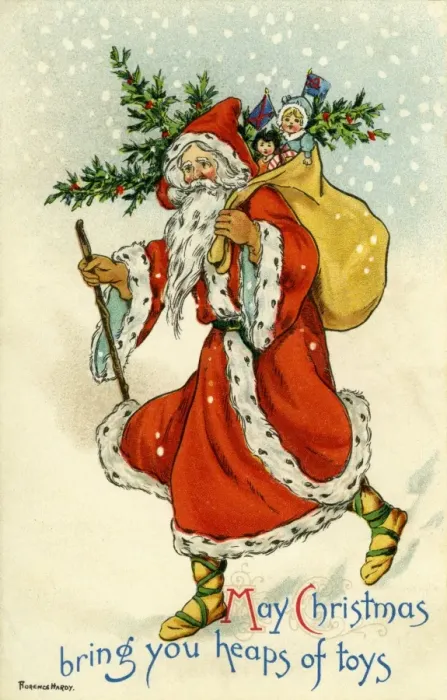 Framed Print : Misch. Santa Claus. Florence Hardy c. 1905. jpg Framed Print : Misch. Santa Claus. Florence Hardy c. 1905. jpg