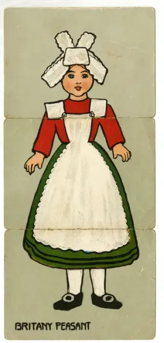 Framed Print : Misfitz Dolls - Brittany Peasant Framed Print : Misfitz Dolls - Brittany Peasant