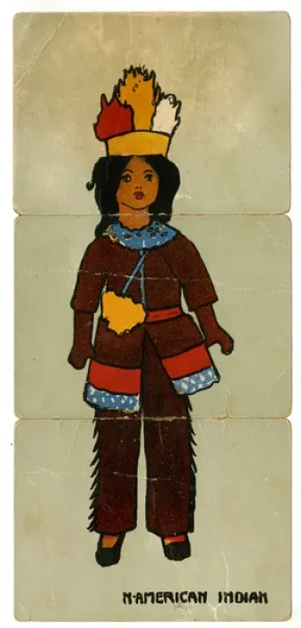 Framed Print : Misfitz Dolls - North American Indian Framed Print : Misfitz Dolls - North American Indian