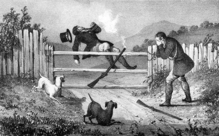 Framed Print : MISHAP WITH A GUN Framed Print : MISHAP WITH A GUN