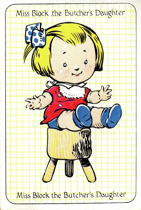 Framed Print : Miss Block the Butcher's Daughter