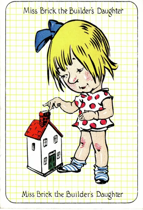 Framed Print : Miss Brick the Builder's Daughter Framed Print : Miss Brick the Builder's Daughter