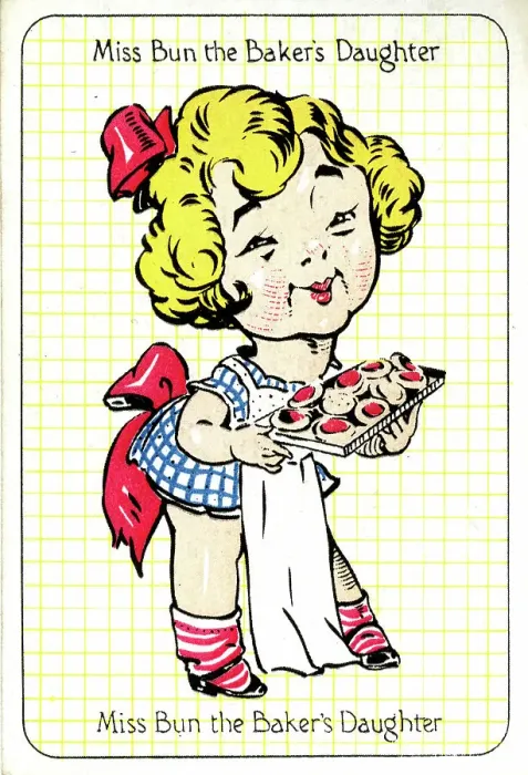 Framed Print : Miss Bun the Baker's Daughter Framed Print : Miss Bun the Baker's Daughter