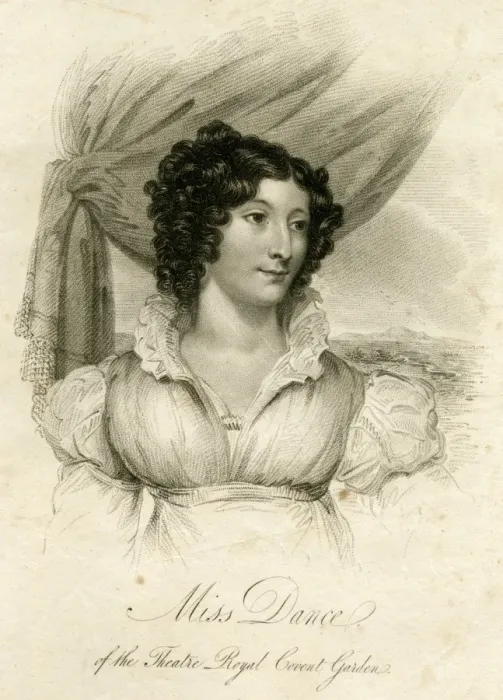Framed Print : Miss Dance, actress of the Theatre Royal, Covent Garden Framed Print : Miss Dance, actress of the Theatre Royal, Covent Garden