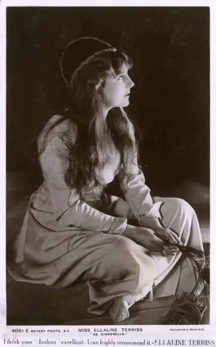 Framed Print : Miss Ellaline Terriss as Cinderella Framed Print : Miss Ellaline Terriss as Cinderella