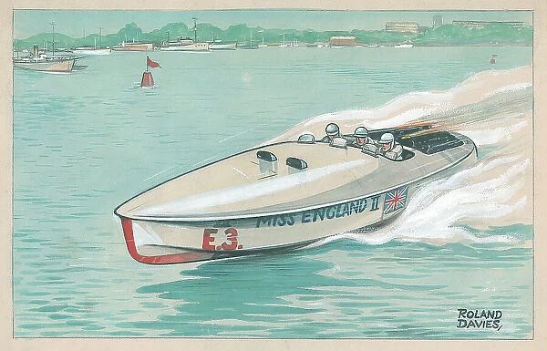 Miss England II powerboat, 1930s