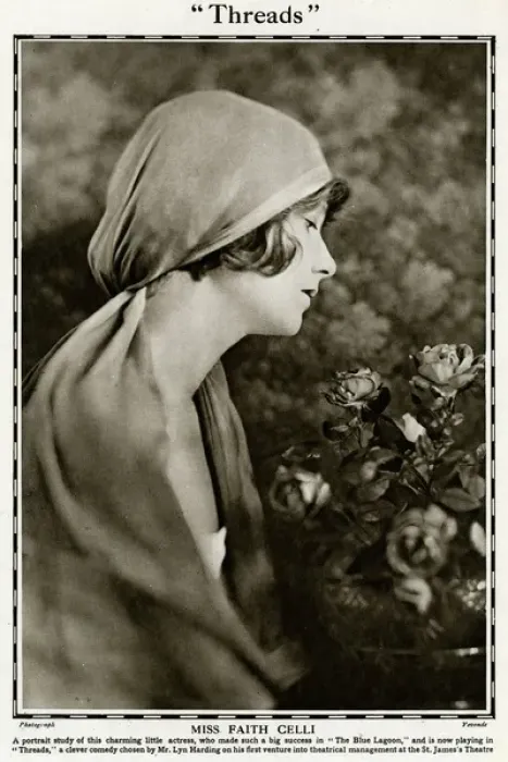 Framed Print : Miss Faith Celli by Madame Yevonde Framed Print : Miss Faith Celli by Madame Yevonde