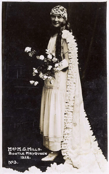 Miss M. G. Mills - The Bootle May Queen