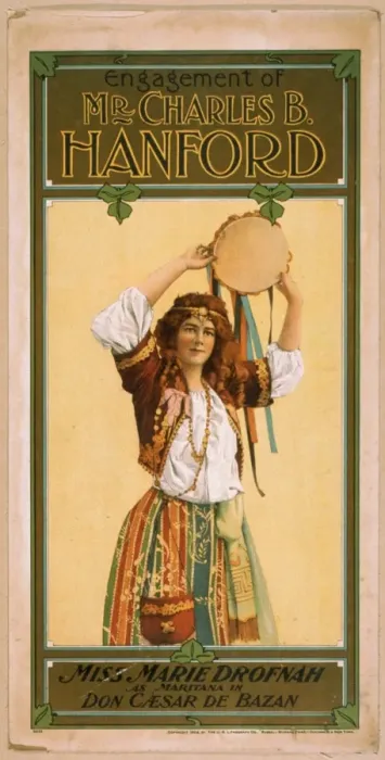 Framed Print : Miss Marie Drofnah as Mariatana in Don Caesar de Bazan Framed Print : Miss Marie Drofnah as Mariatana in Don Caesar de Bazan